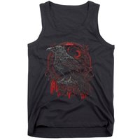 Odins Raven Northman Valhalla Norse Mythology Tank Top