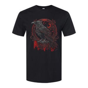 Odins Raven Northman Valhalla Norse Mythology Softstyle CVC T-Shirt