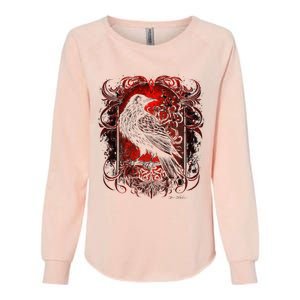 Odins Raven Northman Valhalla Norse Mythology Womens California Wash Sweatshirt