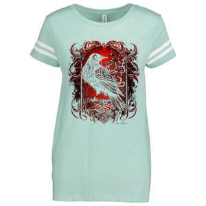 Odins Raven Northman Valhalla Norse Mythology Enza Ladies Jersey Football T-Shirt