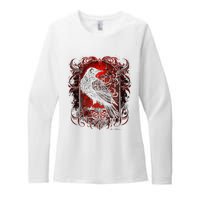 Odins Raven Northman Valhalla Norse Mythology Womens CVC Long Sleeve Shirt