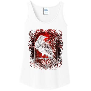 Odins Raven Northman Valhalla Norse Mythology Ladies Essential Tank