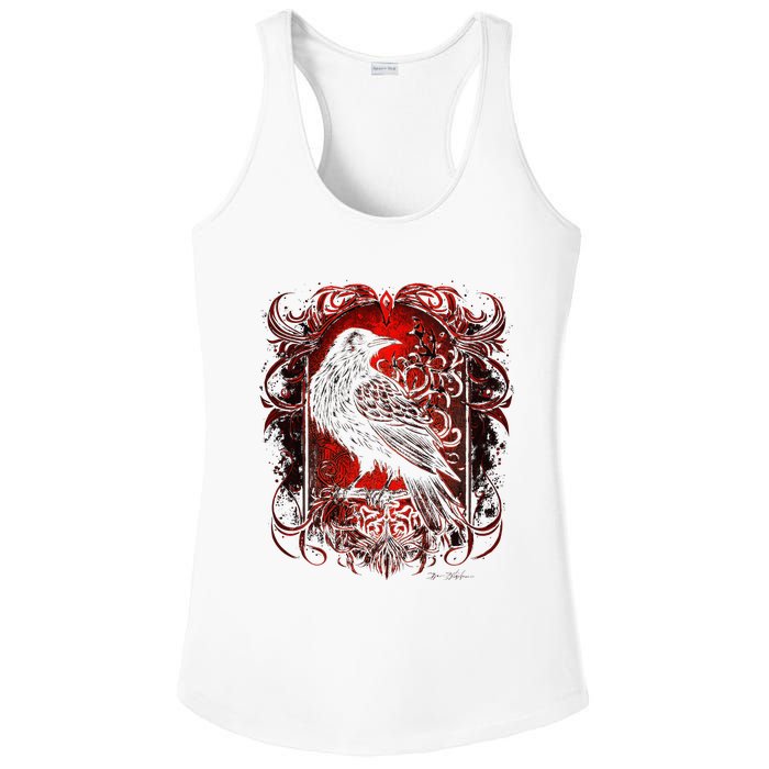 Odins Raven Northman Valhalla Norse Mythology Ladies PosiCharge Competitor Racerback Tank