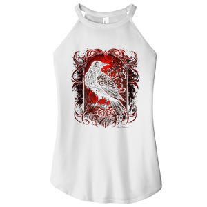 Odins Raven Northman Valhalla Norse Mythology Women's Perfect Tri Rocker Tank