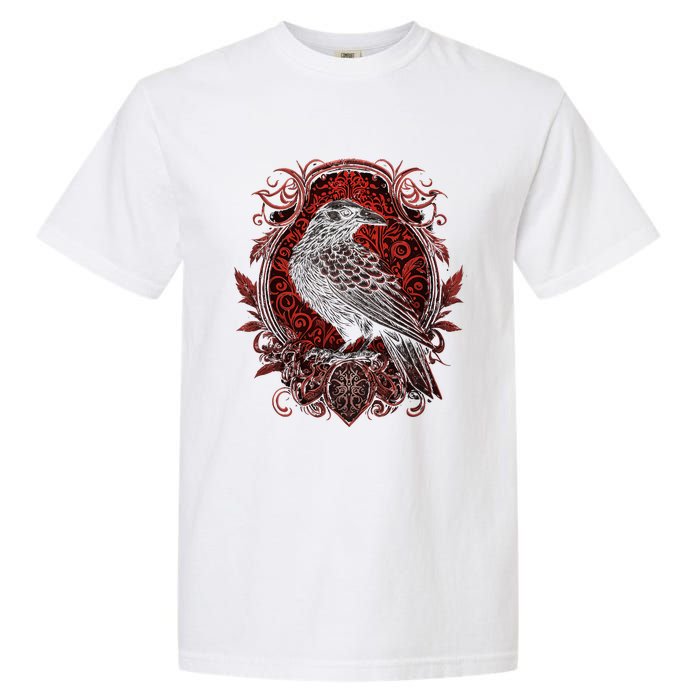 Odins Raven Northman Valhalla Norse Mythology Garment-Dyed Heavyweight T-Shirt