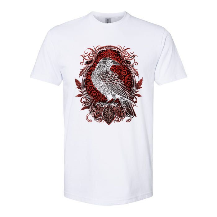 Odins Raven Northman Valhalla Norse Mythology Softstyle CVC T-Shirt