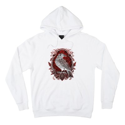 Odins Raven Northman Valhalla Norse Mythology Hoodie