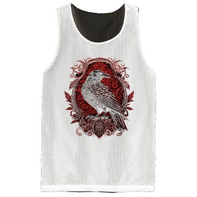 Odins Raven Northman Valhalla Norse Mythology Mesh Reversible Basketball Jersey Tank