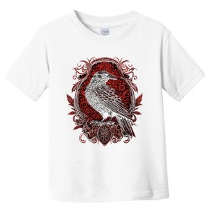 Odins Raven Northman Valhalla Norse Mythology Toddler T-Shirt