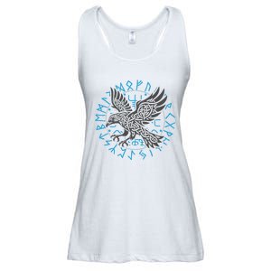 Odin’S Raven & Nordic Compass Ladies Essential Flowy Tank