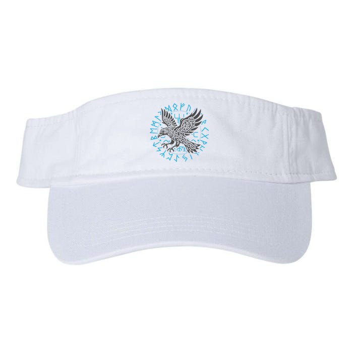 Odin’S Raven & Nordic Compass Valucap Bio-Washed Visor