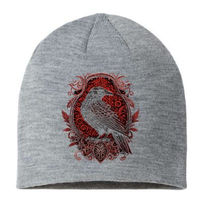 Odins Raven Northman Valhalla Norse Mythology Sustainable Beanie