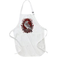 Odins Raven Northman Valhalla Norse Mythology Full-Length Apron With Pockets