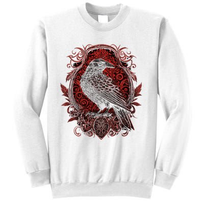 Odins Raven Northman Valhalla Norse Mythology Sweatshirt