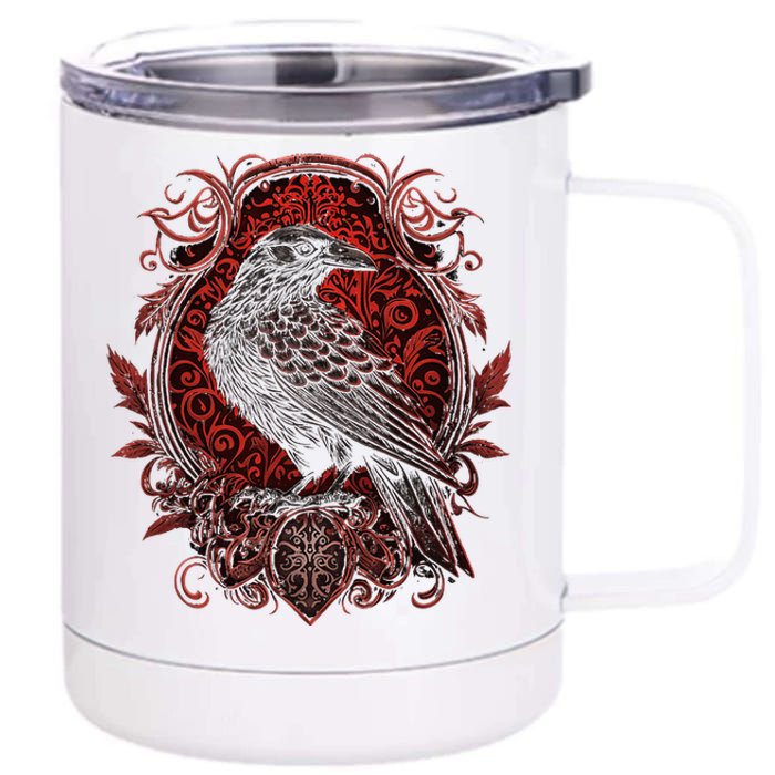 Odins Raven Northman Valhalla Norse Mythology 12 oz Stainless Steel Tumbler Cup