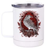 Odins Raven Northman Valhalla Norse Mythology 12 oz Stainless Steel Tumbler Cup