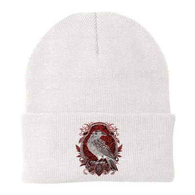 Odins Raven Northman Valhalla Norse Mythology Knit Cap Winter Beanie