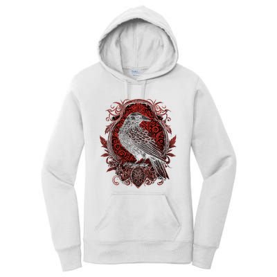 Odins Raven Northman Valhalla Norse Mythology Women's Pullover Hoodie