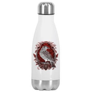 Odins Raven Northman Valhalla Norse Mythology Stainless Steel Insulated Water Bottle