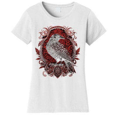 Odins Raven Northman Valhalla Norse Mythology Women's T-Shirt