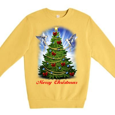 Ornament Merry Christmas Tree Premium Crewneck Sweatshirt