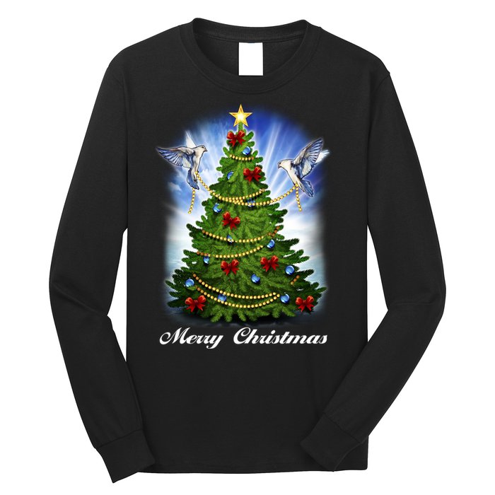 Ornament Merry Christmas Tree Long Sleeve Shirt
