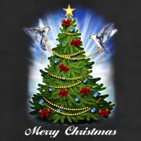 Ornament Merry Christmas Tree Beanie