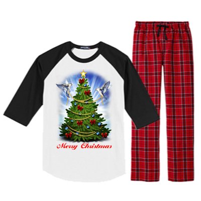 Ornament Merry Christmas Tree Raglan Sleeve Pajama Set