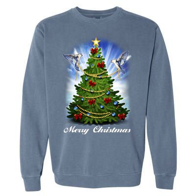 Ornament Merry Christmas Tree Garment-Dyed Sweatshirt