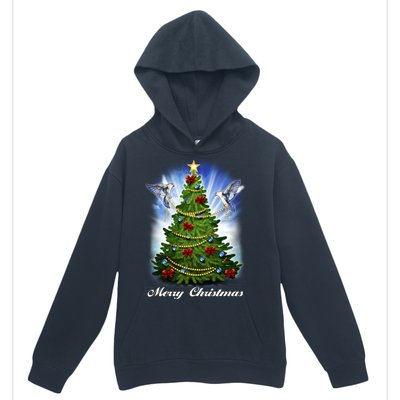 Ornament Merry Christmas Tree Urban Pullover Hoodie