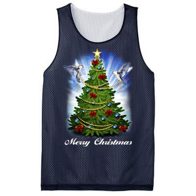 Ornament Merry Christmas Tree Mesh Reversible Basketball Jersey Tank