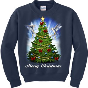 Ornament Merry Christmas Tree Kids Sweatshirt