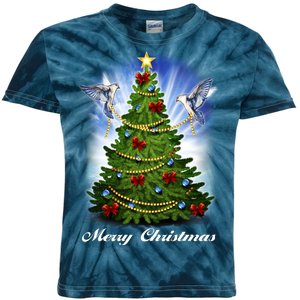 Ornament Merry Christmas Tree Kids Tie-Dye T-Shirt