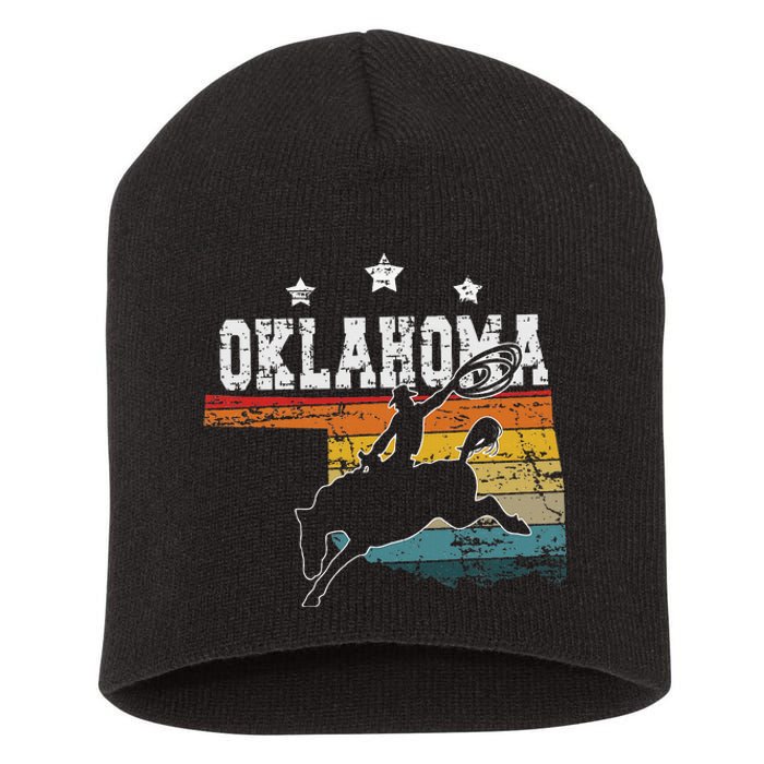 Oklahoma Rodeo Short Acrylic Beanie