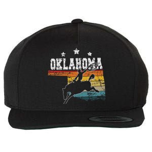 Oklahoma Rodeo Wool Snapback Cap