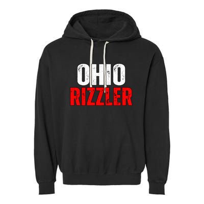 Ohio Rizzler Ohio Rizz Funny Ironic Garment-Dyed Fleece Hoodie