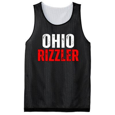 Ohio Rizzler Ohio Rizz Funny Ironic Mesh Reversible Basketball Jersey Tank