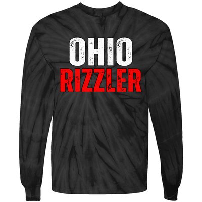 Ohio Rizzler Ohio Rizz Funny Ironic Tie-Dye Long Sleeve Shirt