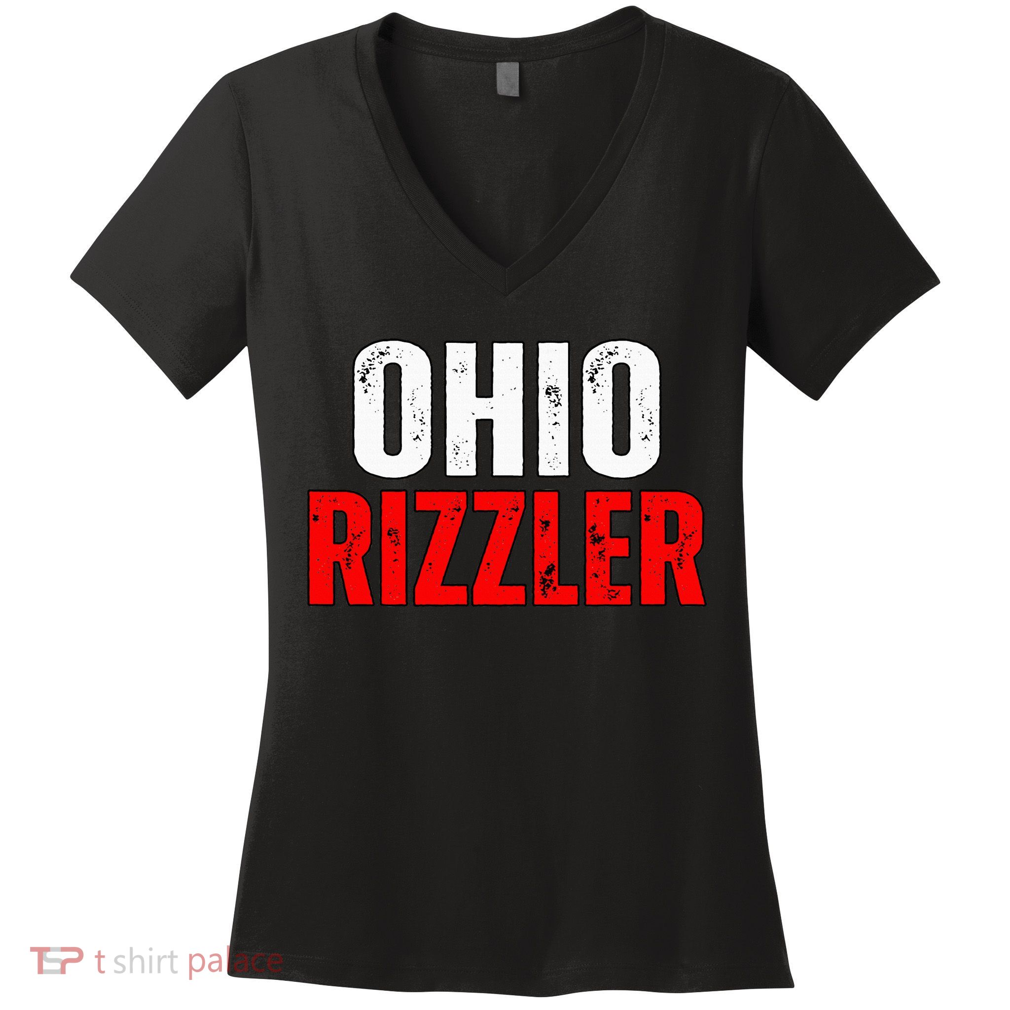 Ohio Rizzler Ohio Rizz Funny Ironic Women's V-Neck T-Shirt