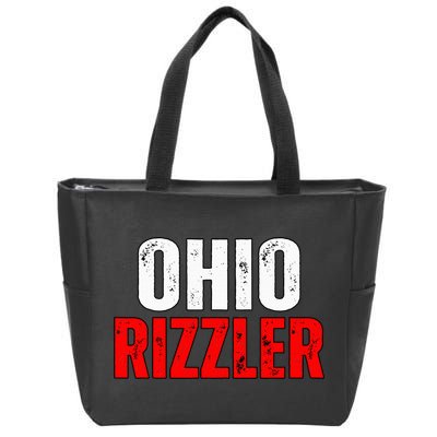 Ohio Rizzler Ohio Rizz Funny Ironic Zip Tote Bag