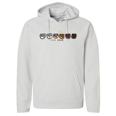 One Race One Love Performance Fleece Hoodie