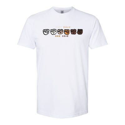 One Race One Love Softstyle CVC T-Shirt