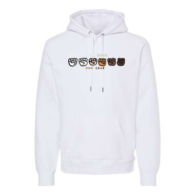 One Race One Love Premium Hoodie