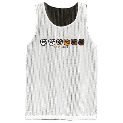 One Race One Love Mesh Reversible Basketball Jersey Tank