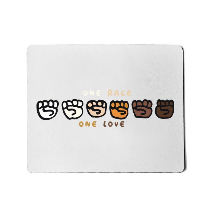 One Race One Love Mousepad