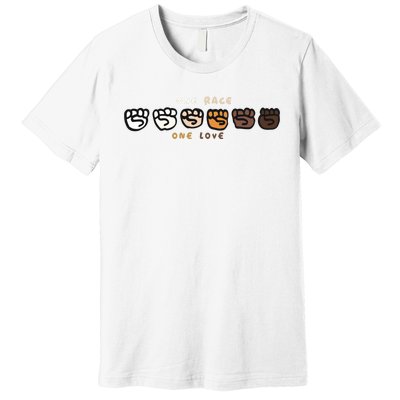 One Race One Love Premium T-Shirt