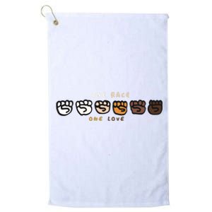 One Race One Love Platinum Collection Golf Towel