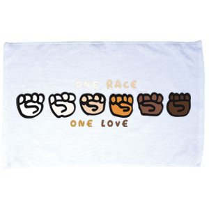 One Race One Love Microfiber Hand Towel