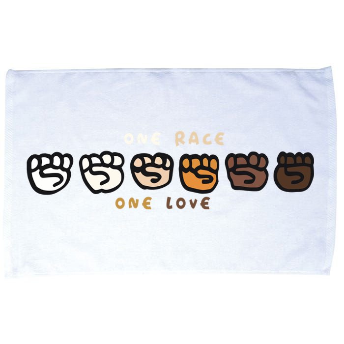 One Race One Love Microfiber Hand Towel