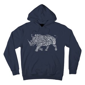 Ornamental Rhino Hoodie